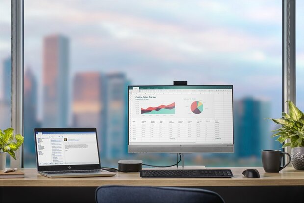 HP 26D32AA G5 | USB-C Docking Station | Dual 4K Display | 100W Power Delivery | Zwart