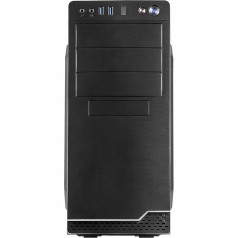 Inter-Tech IT-5916 | Midi Tower Case | 500 Watt Voeding | Zwart | Open Box