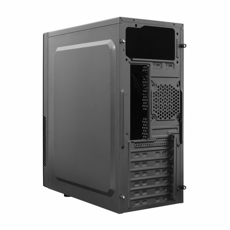 SBOX PCC-180 | Midi Tower Case | Zwart | Geen PSU