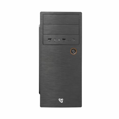SBOX PCC-180 | Midi Tower Case | Zwart | Geen PSU