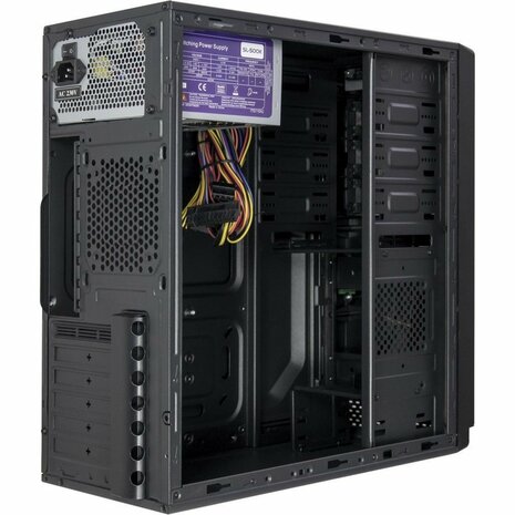 Inter-Tech IT-5916 | Midi Tower Case | 500 Watt Voeding | Zwart
