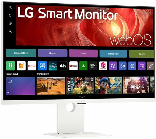 LG 37U730SA-W 37" | 3840x2160 4K UHD IPS | 60Hz | Smart Monitor met webOS | USB-C 65W | Wit