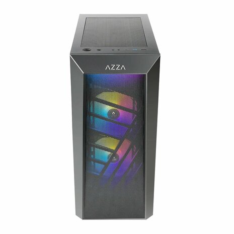 Case Azza Sentinel | Midi Tower | RGB | Zwart