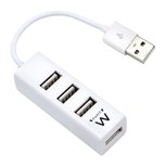 Ewent EW1122 interface hub USB 2.0 Wit Ewent EW1122 interface hub USB 2.0 Wit