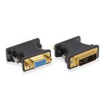 Ewent EW9850 tussenstuk voor kabels DVI-A VGA Blauw Ewent EW9850 tussenstuk voor kabels DVI-A VGA Blauw
