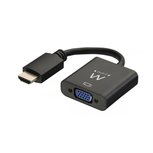 Ewent EW9864 kabeladapter/verloopstukje HDMI VGA, 3.5mm Zwart Ewent EW9864 kabeladapter/verloopstukje HDMI VGA, 3.5mm Zwart