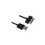 Ewent EW9907 mobiele telefoonkabel Zwart USB A Samsung 30-pin 1 m Ewent EW9907 mobiele telefoonkabel Zwart USB A Samsung 30-pin 1 m