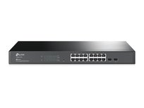 TP-LINK T1600G-18TS netwerk-switch Managed L2+ Gigabit Ethernet (10/100/1000) Zwart TP-LINK T1600G-18TS netwerk-switch Managed L2+ Gigabit Ethernet (10/100/1000) Zwart