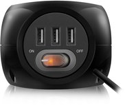Ewent Power block 3 USB charging ports, 3 outlets Ewent Power block 3 USB charging ports, 3 outlets