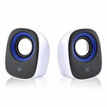 Ewent EW3513 Stereo portable speaker 5W Zwart, Blauw, Wit draagbare luidspreker Ewent EW3513 Stereo portable speaker 5W Zwart, Blauw, Wit draagbare luidspreker