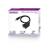 Eminent EM1016 seriële kabel Zwart 0,6 m USB A RS-232 Eminent EM1016 seriële kabel Zwart 0,6 m USB A RS-232