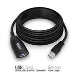 Eminent EM1530 USB-kabel 5 m 3.2 Gen 1 (3.1 Gen 1) USB A Zwart Eminent EM1530 USB-kabel 5 m 3.2 Gen 1 (3.1 Gen 1) USB A Zwart
