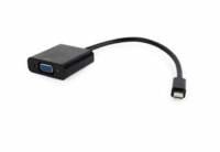 Gembird A-MDPM-VGAF-02 kabeladapter/verloopstukje Mini Displayport VGA Zwart Gembird A-MDPM-VGAF-02 kabeladapter/verloopstukje Mini Displayport VGA Zwart