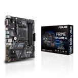 ASUS PRIME B450M-A moederbord Socket AM4 Micro ATX AMD B450 ASUS PRIME B450M-A moederbord Socket AM4 Micro ATX AMD B450