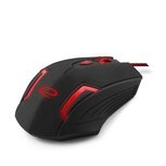 Esperanza Gaming Mouse MX205 Fighter Black/Red Esperanza Gaming Mouse MX205 Fighter Black/Red