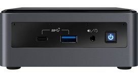 Intel NUC BXNUC10I3FNH2 PC/workstation barebone i3-10110U 2,1 GHz UCFF Zwart Intel NUC BXNUC10I3FNH2 PC/workstation barebone i3-10110U 2,1 GHz UCFF Zwart