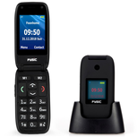 Fysic FM-9260 klaptelefoon, zwart Fysic FM-9260 klaptelefoon, zwart
