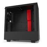 NZXT H510 Midi ATX Tower Zwart, Rood NZXT H510 Midi ATX Tower Zwart, Rood
