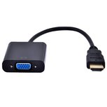 Gembird A-HDMI-VGA-04 kabeladapter/verloopstukje Zwart Gembird A-HDMI-VGA-04 kabeladapter/verloopstukje Zwart