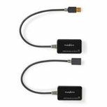 Nedis CCBW60EXTBK500 tussenstuk voor kabels USB A RJ45 Zwart Nedis CCBW60EXTBK500 tussenstuk voor kabels USB A RJ45 Zwart