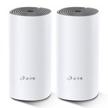 TP-LINK Deco E4 (2-pack) Dual-band (2.4 GHz / 5 GHz) Wi-Fi 5 (802.11ac) Wit, Grijs Intern TP-LINK Deco E4 (2-pack) Dual-band (2.4 GHz / 5 GHz) Wi-Fi 5 (802.11ac) Wit, Grijs Intern
