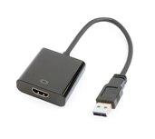 Gembird A-USB3-HDMI-02 USB grafische adapter 1920 x 1080 Pixels Zwart Gembird A-USB3-HDMI-02 USB grafische adapter 1920 x 1080 Pixels Zwart