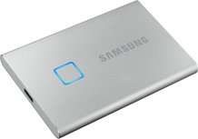Samsung MU-PC2T0S, T7 Touch, 2000 GB, USB Type-C, 3.2 Gen 2 (3.1 Gen 2), 1050 MB/s, Wachtwoordbeveiliging, Zilver Samsung MU-PC2T0S, T7 Touch, 2000 GB, USB Type-C, 3.2 Gen 2 (3.1 Gen 2), 1050 MB/s, Wachtwoordbeveiliging, Zilver