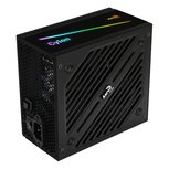 Aerocool PSU Cylon 500W 80 PLUS Soft, black, flat cables/ RGB Aerocool PSU Cylon 500W 80 PLUS Soft, black, flat cables/ RGB