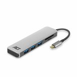 ACT AC7051 USB-C Hub 3 port en cardreader ACT AC7051 USB-C Hub 3 port en cardreader