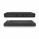 ACT AC7048 notebook dock & poortreplicator Bedraad USB 3.2 Gen 1 (3.1 Gen 1) Type-C Zwart ACT AC7048 notebook dock & poortreplicator Bedraad USB 3.2 Gen 1 (3.1 Gen 1) Type-C Zwart