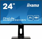 iiyama ProLite XUB2492HSN-B1 computer monitor 60,5 cm (23.8") 1920 x 1080 Pixels Full HD LED Zwart iiyama ProLite XUB2492HSN-B1 computer monitor 60,5 cm (23.8") 1920 x 1080 Pixels Full HD LED Zwart