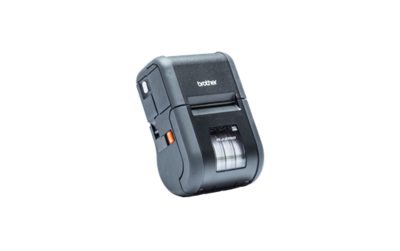 Brother Stevige mobiele printer met LCD scherm voor bonnen en labels. Met Bluetooth, MFi, Wi-Fi, AirPrint verbinding en ondersteuning van Android, iOS en Windows.