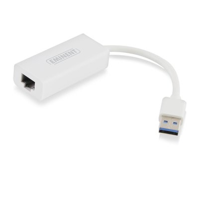 Eminent EM1017 kabeladapter/verloopstukje USB RJ45 Wit