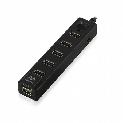 Ewent EW1130 480Mbit/s Zwart hub & concentrator