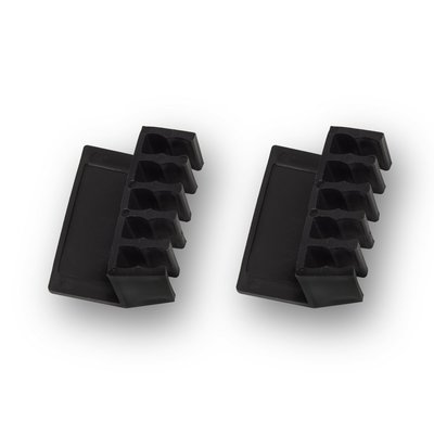 Ewent EW1565 Bureau Cable holder Zwart 2stuk(s) kabelbeheersysteem