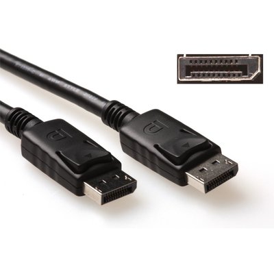 Ewent EW9841 3m DisplayPort DisplayPort Zwart DisplayPort kabel