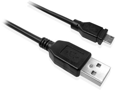 Ewent EW9911 mobiele telefoonkabel USB A USB Micro Zwart 1 m