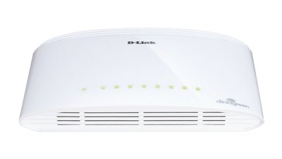 D-Link DGS-1008D/E netwerk-switch Unmanaged Gigabit Ethernet (10/100/1000) Wit