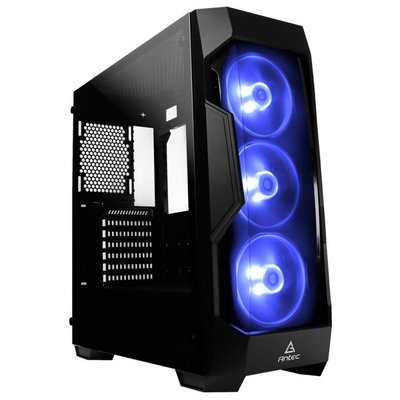 Antec DF500 RGB Midi-Toren Zwart computerbehuizing