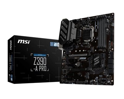 MB MSI Z390-A PRO / 1151 8th comp / m.2 / 4x DDR4 / ATX