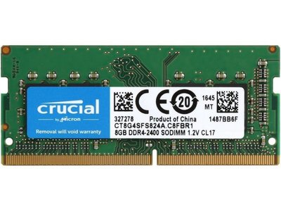 Crucial 8GB DDR4 geheugenmodule 2400 MHz