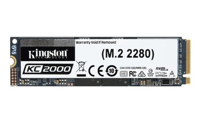 Kingston Technology KC2000 M.2 500 GB PCI Express 3.0 3D TLC NVMe
