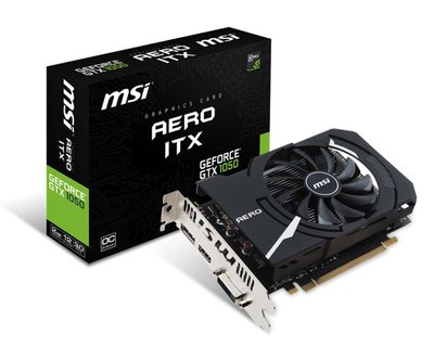 MSI GeForce GTX 1050 AERO ITX 2G OCV1 GeForce GTX 1050 2GB GDDR5