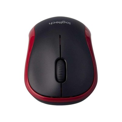 Logitech M185R zwart-rood