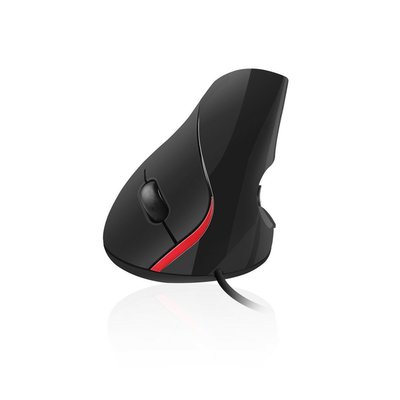 Ewent EW3156 muis USB Optisch 1000 DPI Zwart, Rood