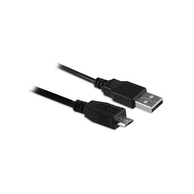 Ewent EW9628 USB-kabel 1,2 m USB A Micro-USB B Zwart
