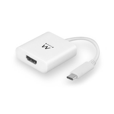 Ewent EW9822 video kabel adapter 0,11 m USB C HDMI Type A (Standard) Wit