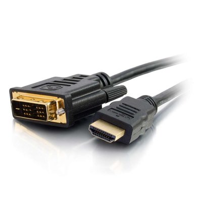 Ewent EW9860 2m HDMI DVI-D Zwart video kabel adapter