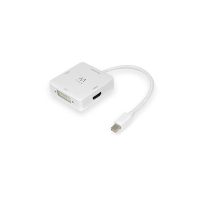 Ewent EW9863 video kabel adapter 0,15 m Mini DisplayPort VGA + HDMI + DVI Wit
