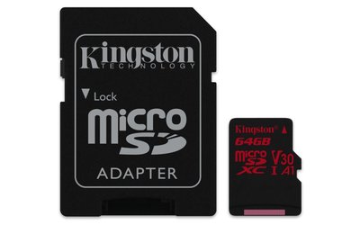 Kingston Technology Canvas React flashgeheugen 64 GB MicroSDXC Klasse 10 UHS-I